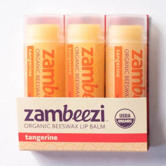 Lot of 6 Tangerine all natural beeswax lip balm by Zambeezi - Picture 5 of 5